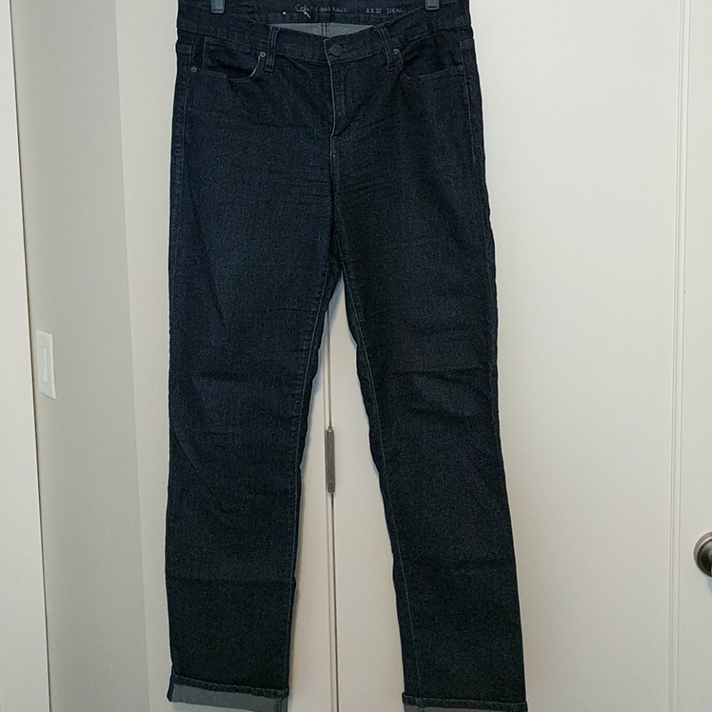 Calvin Klein Jeans straight dark blue size 8x32